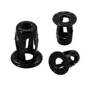 Kit di bulloni e dadi for rivetti a forma di petalo da 20/30/50 pezzi, dadi for rivetti in metallo ad espansione, dadi di presa M4 M5 M6 M8(Nut Only(Black),M5x18(50Pcs))