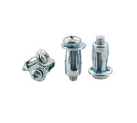 Kit di bulloni e dadi for rivetti a forma di petalo, espansione in metallo, M4, M5, M6, M8(Cross Head (Silver),M4x20(50Pcs))