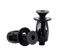 Kit di bulloni e dadi for rivetti a forma di petalo, espansione in metallo, M4, M5, M6, M8(Flat Head (Black),M4x20(30Pcs))