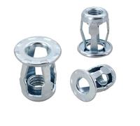 Kit di bulloni e dadi for rivetti a forma di petalo, espansione in metallo, M4, M5, M6, M8(Nut Only(Silver),M4x16(50Pcs))