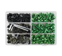 Kit Di Bulloni E Viti Per Carenatura Per Aprilia RSV Tuono 1000 1000R Mille RSV4 RS 50 125 250 Pegaso, 223 Pezzi Dadi Viti(VERDE)