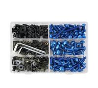 Kit Di Bulloni E Viti Per Carenatura Per Aprilia RSV Tuono 1000 1000R Mille RSV4 RS 50 125 250 Pegaso, 223 Pezzi Dadi Viti(BLU)