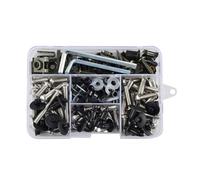 Kit Di Bulloni Per Carenatura Da 253 Pezzi Per CB600F 599 Per CB900F 919 Per CBF1000 Per CBF600 Per CBR650F Bulloni Viti Dadi Clip Viti Per parabrezza Moto Fissaggio(195pcs)