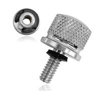 Kit di bulloni per sella moto in acciaio, kit dado sedile parafango filettatura 1/4-20 compatibile con Harley Davidson 1996-2024, argento