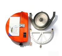 Kit di bussole da appendere per attività minerarie, con misuratore di pendenza e custodia protettiva, livellamento automatico, scala trasparente, per operazioni di rilevamento delle miniere