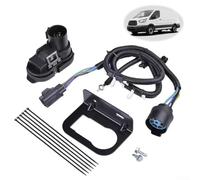 Kit di cablaggio connettore di traino per rimorchio auto compatibile con Ford F-150 2009-2014, costruzione in plastica nera per un'installazione affidabile di accessori interni