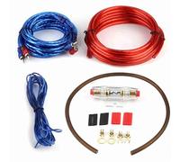 Kit di cablaggio dell'amplificatore audio auto premium cavo di alimentazione in alluminio ad alta densità ad alta densità con linea di segnale fusibile 60A per l'installazione