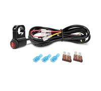 Kit di cablaggio per automobili 3M personalizzato per 6 modalità barra luminosa a LED relè 12V 40A per la commutazione tra diverse modalità(1 Leads Dual Color)