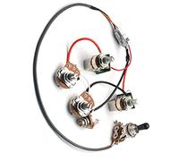 Kit di Cablaggio per Chitarra Elettrica 3 pickup cablaggio cablaggio precablato/interruttore a 5 vie 2T2V grandi pentole 500K per pickup per chitarra elettrica For For LP Cablaggio per Chitarra