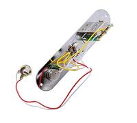 Kit di Cablaggio per Chitarra Elettrica Cablaggio Cablato Precablato Cablaggio Piastra Di Controllo Caricata Interruttore A 3 Vie Per Parti Di Chitarra Elettrica Cablaggio per Chitarra