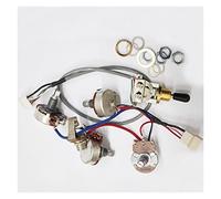 Kit di Cablaggio per Chitarra Elettrica Cablaggio Per Chitarra 4 Pentole X500k Interruttore A Levetta A Tre Vie 2V2T Kit Cablaggio Cablaggio per Chitarra