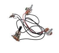 Kit di Cablaggio per Chitarra Elettrica Cablaggio Per Chitarra Volume Precablato E Manopola Del Tono B500K Big Pots/A500K Push-Pull Pots 3-Way Cablaggio per Chitarra