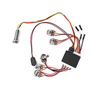 Kit di Cablaggio per Chitarra Elettrica Cablaggio Pickup Per Chitarra Elettrica Basso Preamplificatore Attivo Parti Cablaggio Per Chitarra Cablaggio per Chitarra