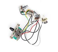 Kit di Cablaggio per Chitarra Elettrica Interruttore A 5 Vie 500k Pots Knobs Set Di Pickup Per Cablaggio Per Chitarra Elettrica Cablaggio per Chitarra