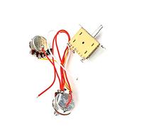 Kit di Cablaggio per Chitarra Elettrica Kit Di Cablaggio Per Chitarra Elettrica Professionale 1 Volume 1 Tono Interruttore A Levetta A 3 Vie Precablato Cablaggio per Chitarra