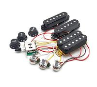 Kit di Cablaggio per Chitarra Elettrica SSH Chitarra Elettrica Pickup Cablaggio Precablato Interruttore A 5 Vie Controllo 2T1V Per For Fender Per Chitarra For For ST Cablaggio per Chitarra (Color : 0