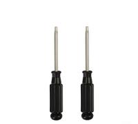 Kit di cacciaviti di sicurezza a prova di manomissione con per T15 per T30 per cacciaviti Torx a sei lobi per viti con foro per bulloni e riparazione elettronica (per t25 2 pezzi)