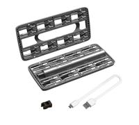 Kit di cacciaviti elettrici regolabili a coppia senza fili con cacciavite elettrico portatile a coppia ricaricabile USB con luce LED ricaricabile