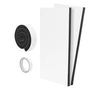 Kit di calafataggio per finestra per condizionatore d'aria, 2 pezzi ad alta densità universali - Kit isolamento schiuma condizionatore d'aria per casa ufficio appartamento camera