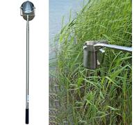 Kit di campionamento dell'acqua con asta telescopica e bicchiere a doppia scala per test ambientali in ambienti acquatici, perfetto per ricerca e analisi di qualità