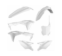 Kit Di Carenatura Plastica Compatibile Con Kawasaki Kxf Kx250f 17-20 Bianco