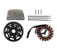 Kit Di Carica Drag Specialties 2112-1517 - Con Regolatore In Cromo - 48Amp