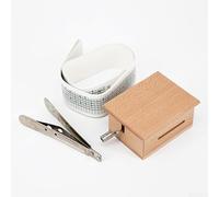 Kit di carillon fai da te, 15 note nastro a manovella con movimento carillon con perforatore e nastri di carta