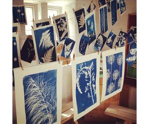 Kit di carta cianotipia solare - 12 fogli per confezione con dimensioni A4/A5/A6, pellicola blu premium per stampa al sole, materiale per arte fai-da-te, artigianato, fotogrammi, stampa e progetti fot