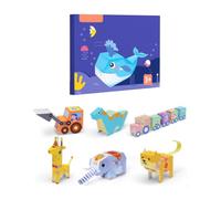 Kit di carta origami per bambini Modello carino da ginnastica colorate per le competenze educative artigianato origami carta per bambini (Difficoltà di livello 3)