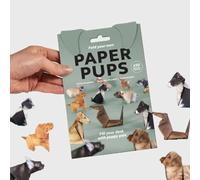 Kit di carta per origami fai da te, 50 fogli di origami 3D con gatti, cani e dinosauri, divertente kit per bambini dai 6 ai 12 anni e adulti, decorazione creativa di animali di carta e regalo per gli