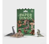 Kit di carta per origami fai da te, 50 fogli di origami 3D, gatti, cani e dinosauri, divertente kit per bambini dai 6 ai 12 anni e adulti, decorazione creativa di animali di carta e regalo per gli
