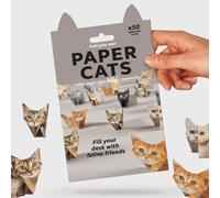 Kit di carta per origami fai da te, 50 fogli di origami 3D, gatti, cani e dinosauri, divertente kit per bambini dai 6 ai 12 anni e adulti, decorazione creativa di carta a forma di animale e regalo per