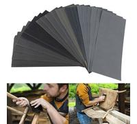 Kit Di Carta Vetrata 20 Fogli A Secco E A Umido Grana 1000/2000/3000/5000/7000