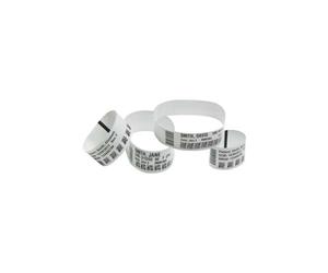 Kit Di Cartucce Per Braccialetti Zebra Z-Band UltraSoft (Bianco) 10015355K