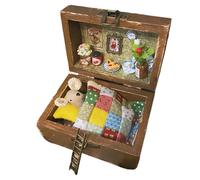 Kit Di Casa In Miniatura - Casa Artigianale In Miniatura, Kit Per La Casa Delle Bambole Fatte A Mano | Dream Home For Small Pets, Animali Realistici Fatti A Mano In Legno In Scatole Design