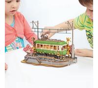 Kit di Casa in Miniatura Fai-da-te Puzzle 3D Kit Modello di Mini Casa Decorativa