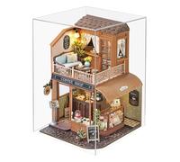 Kit di casa in miniatura - kit di costruzione di case bambole mini in legno fai -da -te, giocattolo artigianale per legioni genitore -figlio, modello di assemblaggio di legno creativo, attività educat