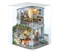Kit di casa in miniatura - Miniatures Doll House Kit | Edificio della casa delle bambole in legno | Edifici modello di decorazione fai -da -te | kiits di costruzione di imbarcazioni in legno