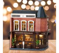 Kit di case in miniatura fai-da-te Puzzle in legno 3D per ragazzi, ragazze,