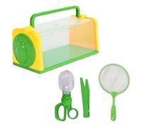 Kit di cattura Insecta per bambini, con pinzette e rete di cattura per osservazione della natura, contenitore Insecta per l'apprendimento in aula