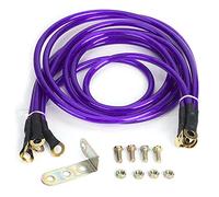 Kit di cavi di messa a terra universale a 5 punti SustVita, metodo di cavi di messa a terra per auto per migliorare le prestazioni del motore, la e le modifiche elettriche. (Viola)