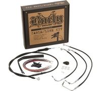 Kit Di Cavi/Freni In Vinile Nero Esteso Per Manubri Gorilla #B30-1073