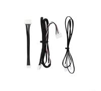 Kit di cavi per Bambu Lab X2D per stampante 3D, cavo motore estrusore e cavo di prolunga, accessori robusti per collegamento estrusore remoto, nero, 3 pezzi