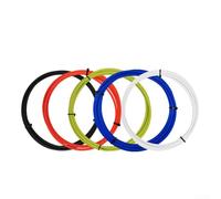 Kit di cavi per cambio e deragliatore per bicicletta, in PVC, nucleo zincato, per MTB e bici da strada (cavo del cambio, nero)