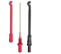 Kit di cavi per test automobilistici con sonda penetrante da 4 mm, clip di perforazione isolante, perno in rame caricato a molla, connettore a banana avvolto e scoperto, rosso e nero, lunghezza 165 cm