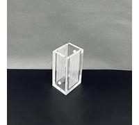 Kit di celle elettrolitiche acriliche sperimentali - 10x10 cm, confezione da 10 con celle elettrolitiche ad acqua normale e a ricircolo(Recirculating Water Cell 300ml)