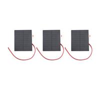 Kit di celle solari monocristalline, pannello solare compatto da 2 W con cavo per progetti scientifici fai-da-te, illuminazione a LED e caricatore per telefono, micropannello