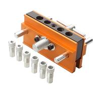 Kit di centraggio per tassello Jig Drill Jig per fori dritti Joiner Set Guida di perforazione Strumento elettrico Accessori Maschere per la lavorazione del legno