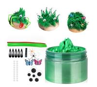 Kit di cera temporanea per capelli verdi per adolescenti, accessori per capelli pazzi, regali per bambini, cera colorata per colorare istantaneamente i capelli per feste