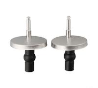 Kit di cerniere per copriwater a due diametri da 47 mm e 55 mm, compatibile con sedile superiore in gomma d'acciaio (5,5 cm)